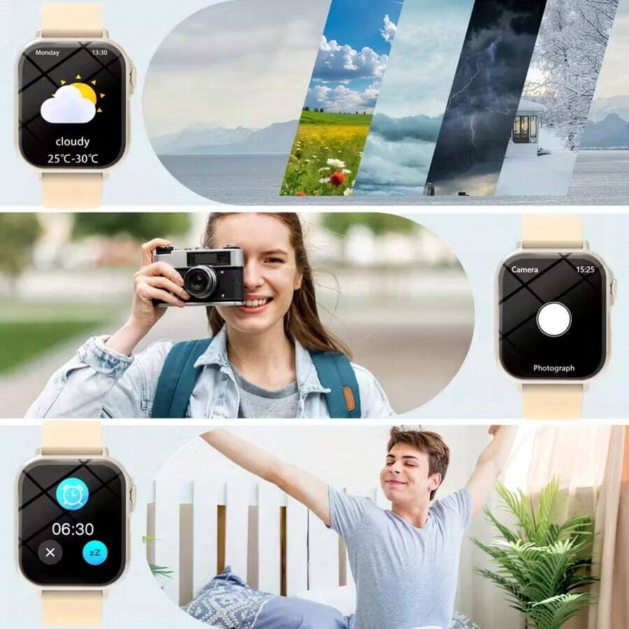 Smartwatch Touch - 1 adet 2025 Akıllı Saat, Tam