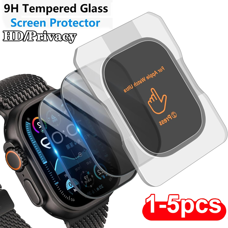 Watch Case Bumper - Apple Watch Ultra2/3 için Temperli Cam