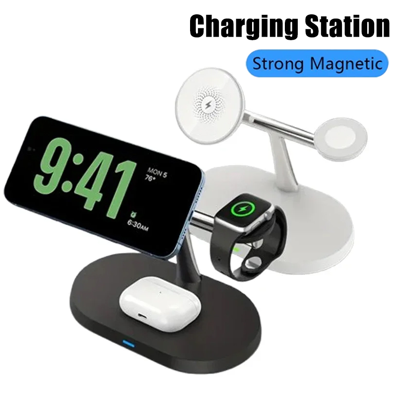 Watch Charger Cable - 3'ü 1 Arada Opansten Manyetik Kablosuz