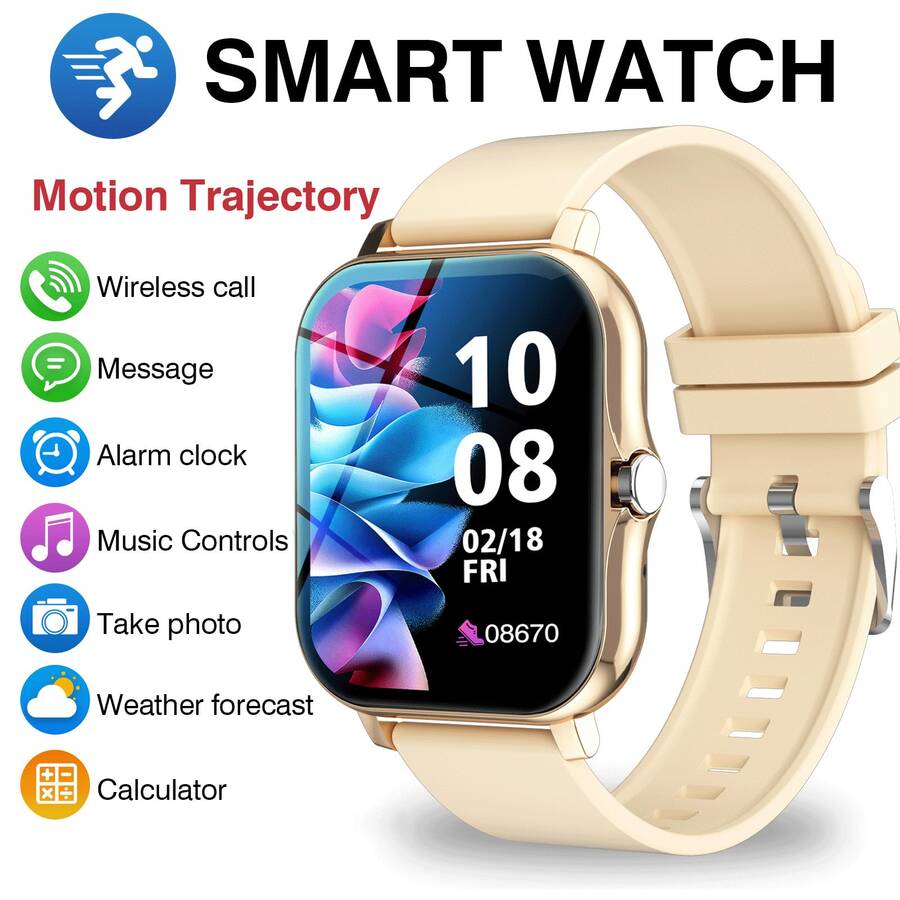 Smartwatch Touch - Kablosuz Arama Özellikli Akıllı Saat -