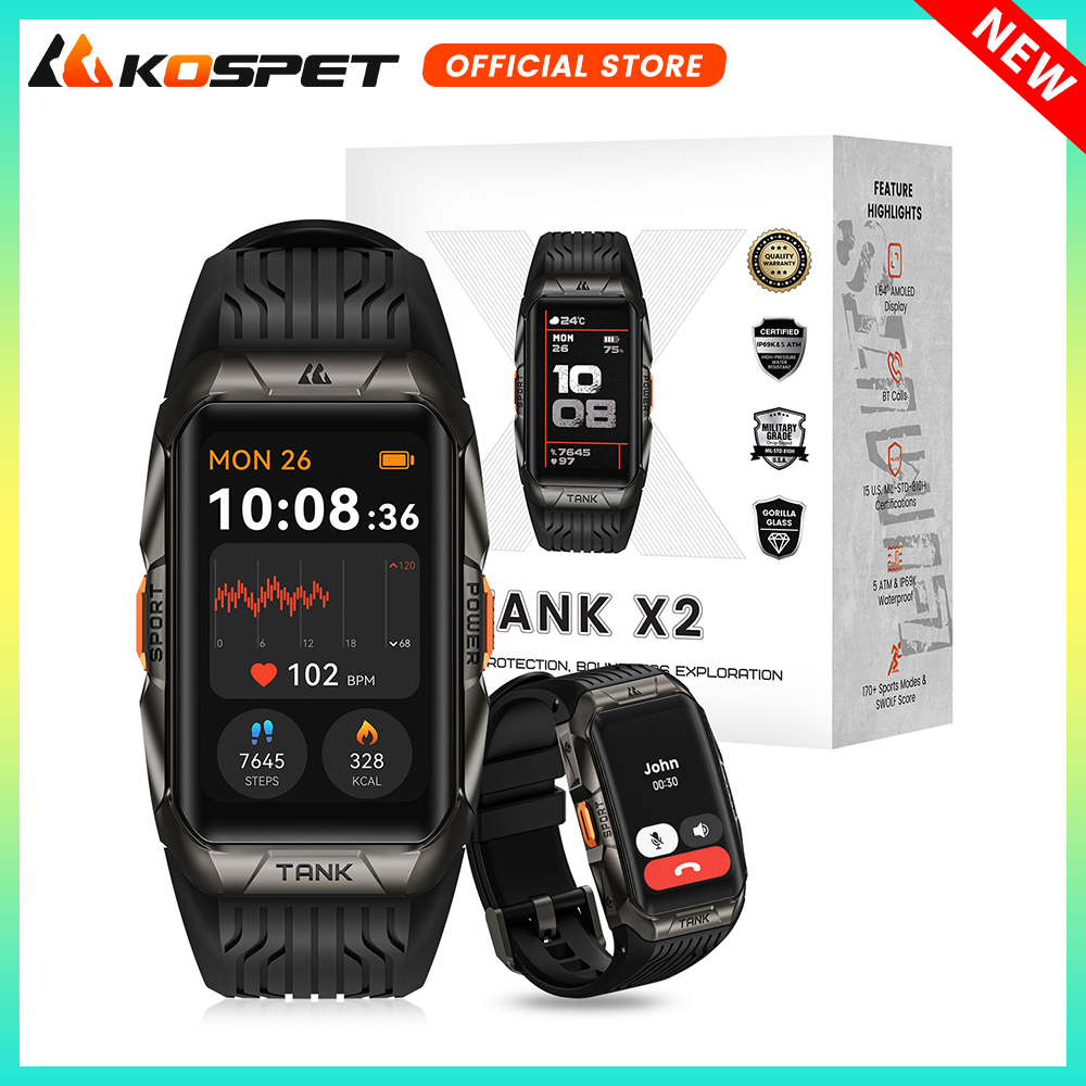 Smartwatch Faces - KOSPET TANK X2 Erkekler İçin Akıllı