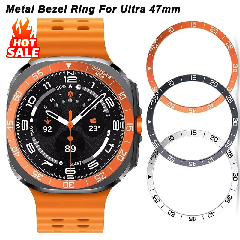 Samsung Smartwatch Ultra Accessories - Metal Kapak Çerçeve Halkası Kılıf Samsung