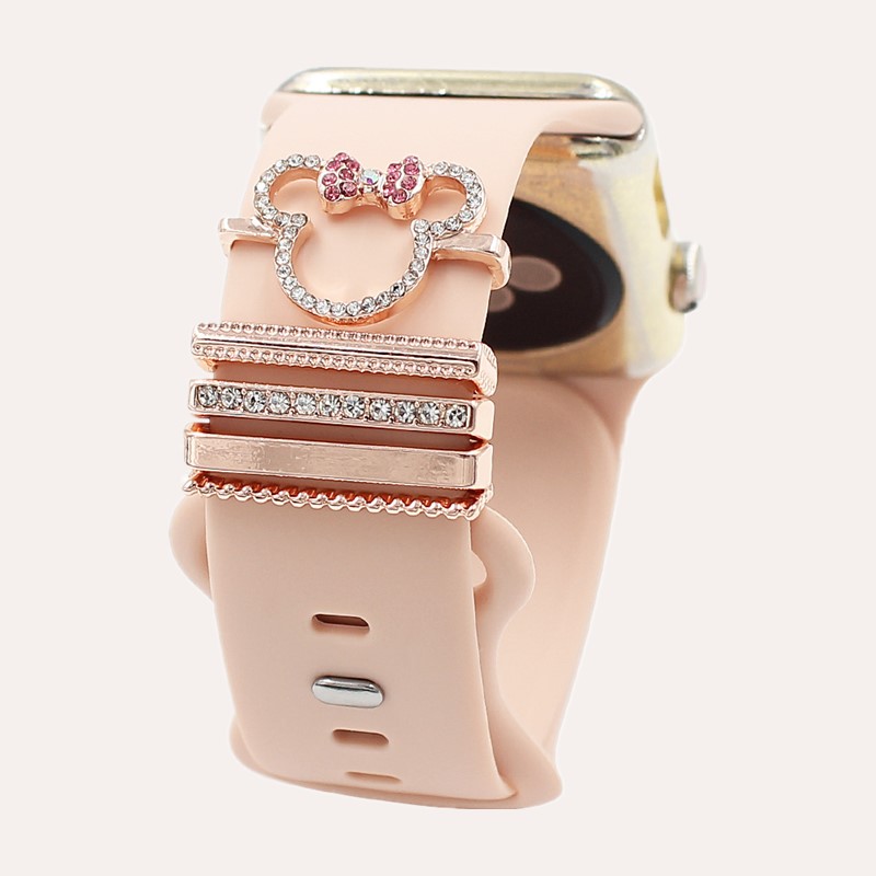 Smartwatch Watch Accessories - 5 adet Karikatür Fare Taklidi Kordonlu