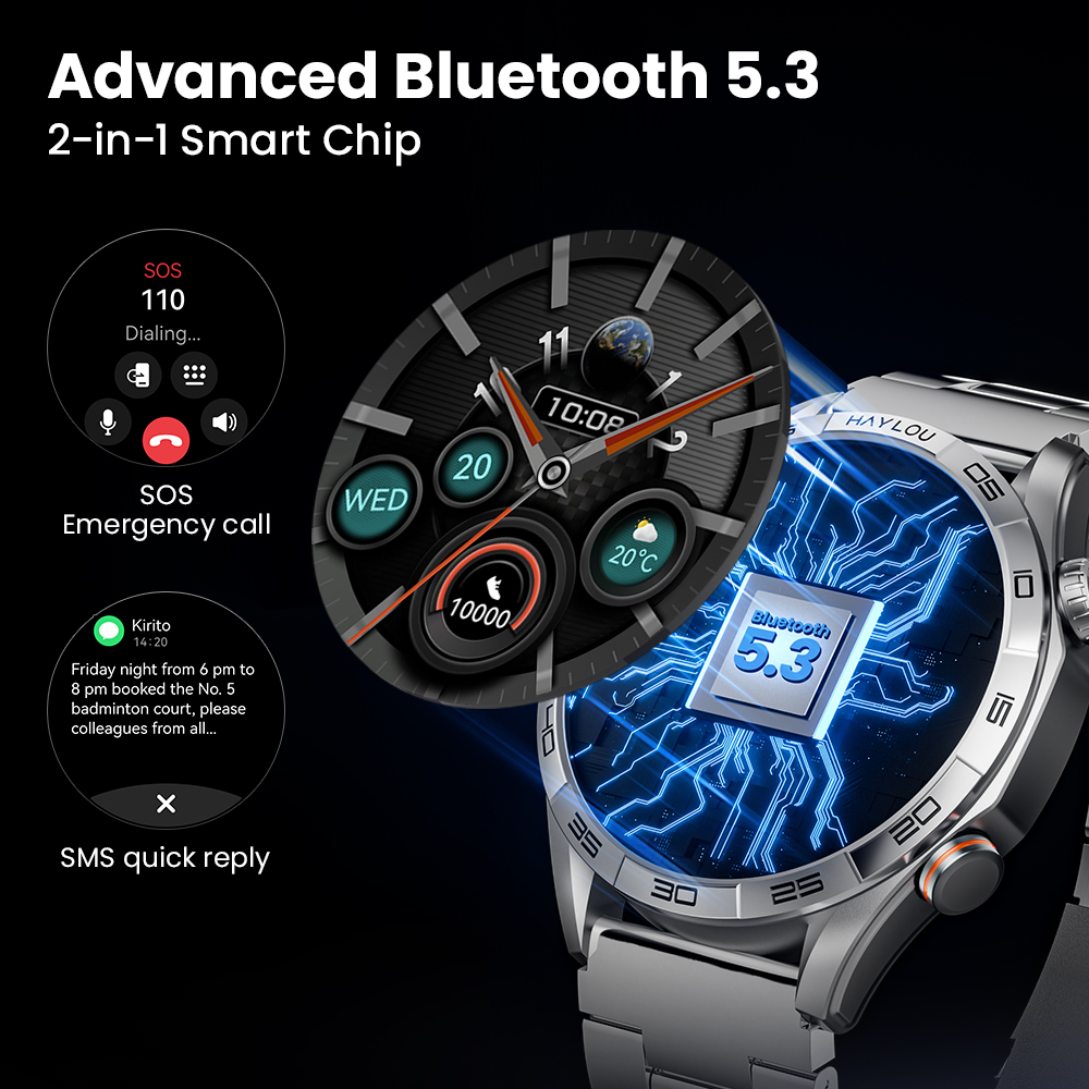 HAYLOU Solar 5 Sesli Arama Öze - Smartwatch Face incelemesi ve fiyatı
