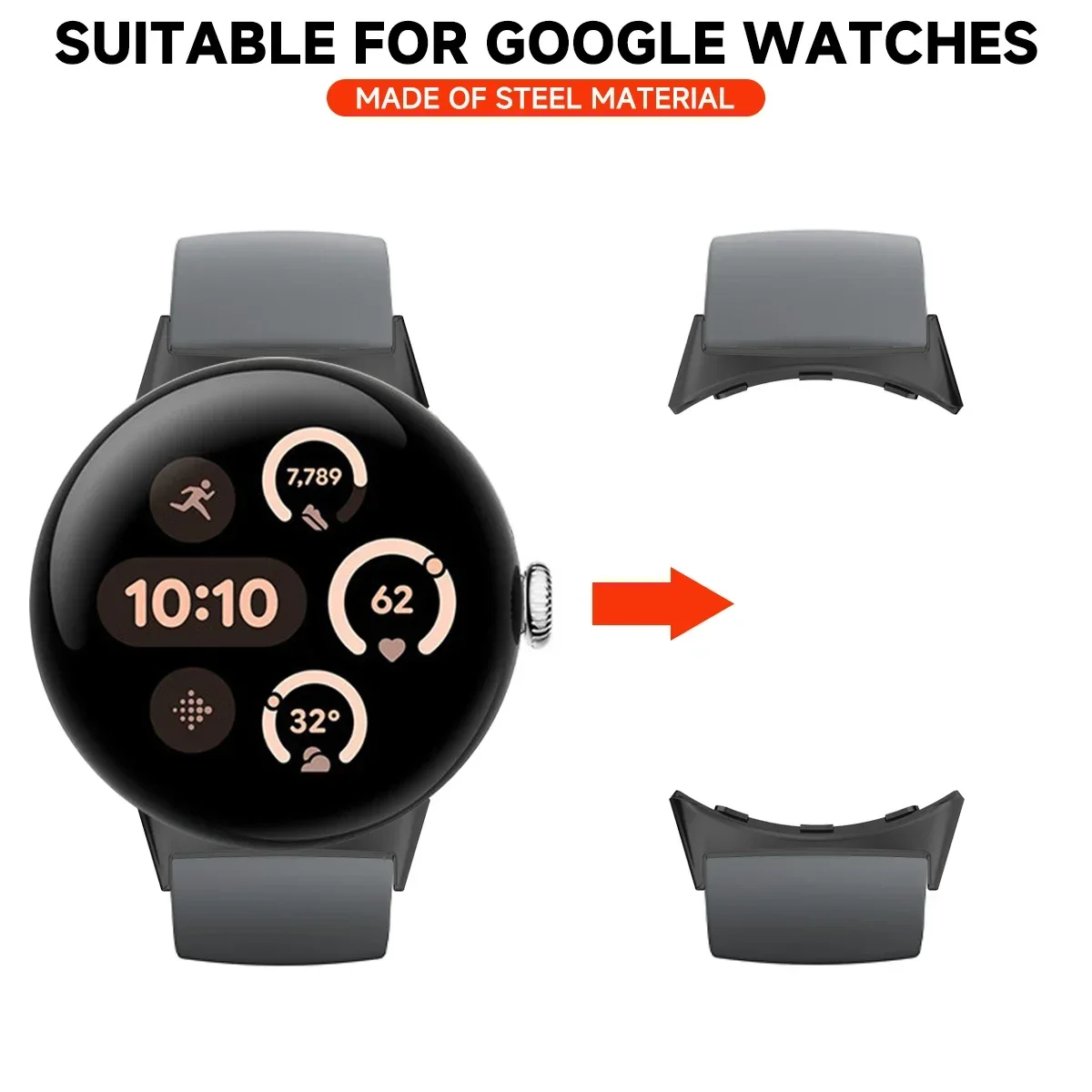 2 adet saat kayışı konnektör a - Smartwatch Watch Accessories incelemesi ve fiyatı