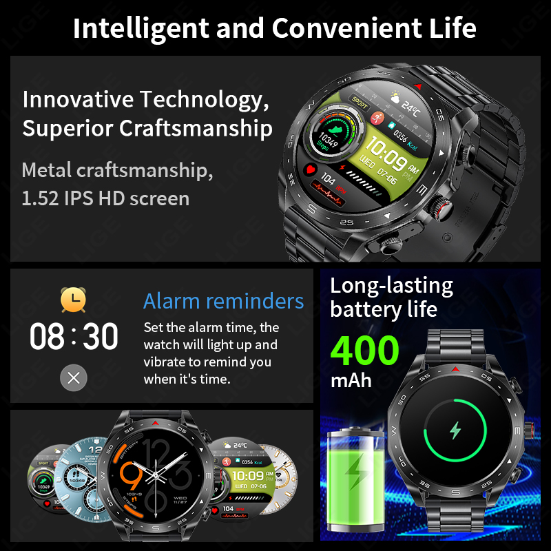 LIGE Akıllı Saat Kulaklıklı Bl - Smartwatch Headset incelemesi ve fiyatı