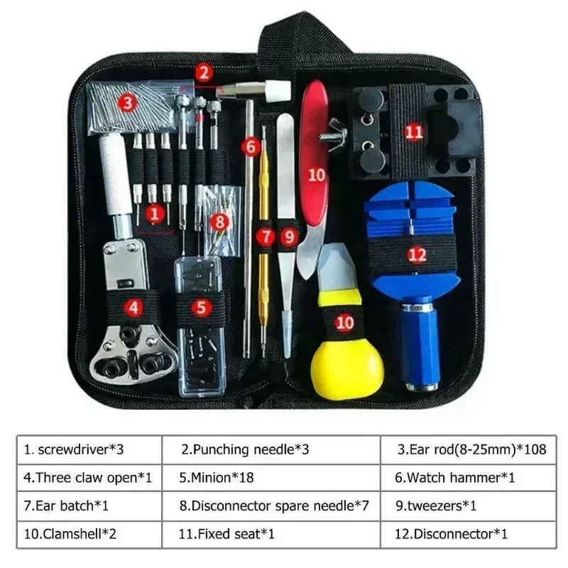 147 Adet Saat Tamir Alet Seti  - Tool Kit Strap Change incelemesi ve fiyatı
