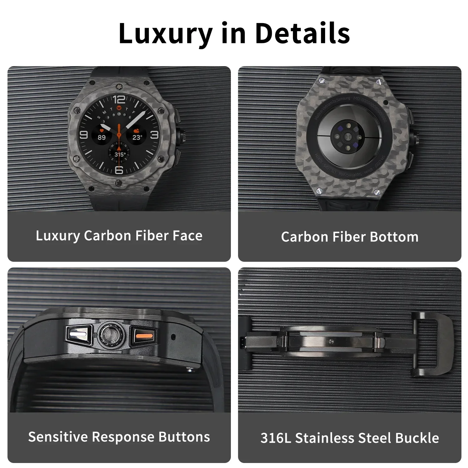 Lüks Modifikasyon Kiti Samsung - Samsung Smartwatch Ultra Accessories incelemesi ve fiyatı