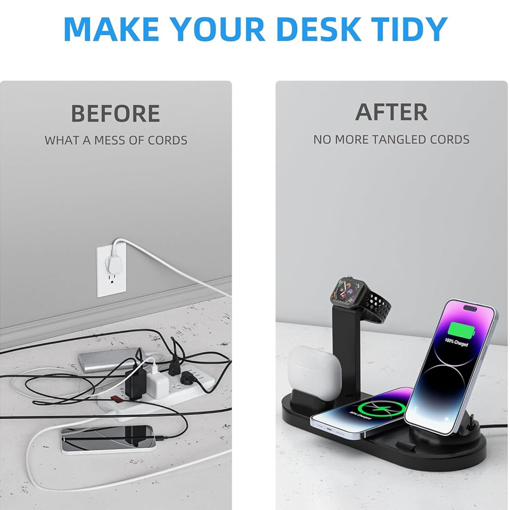30W 7'si 1 Arada Kablosuz Şarj - Watch Charger Cable incelemesi ve fiyatı
