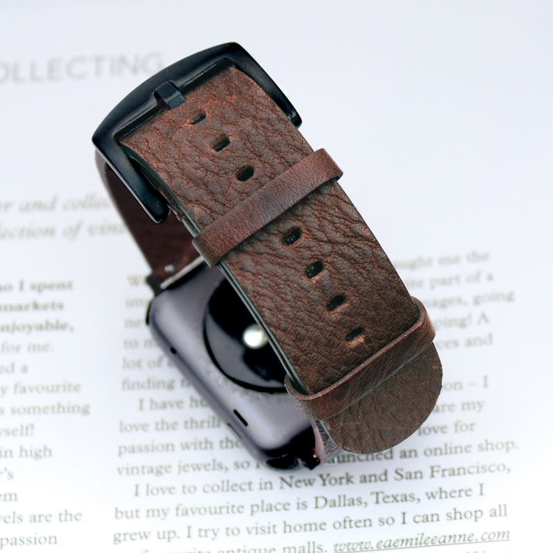 İtalyan Calfskinl kayış için A - Smartwatch Accessories Shop incelemesi ve fiyatı