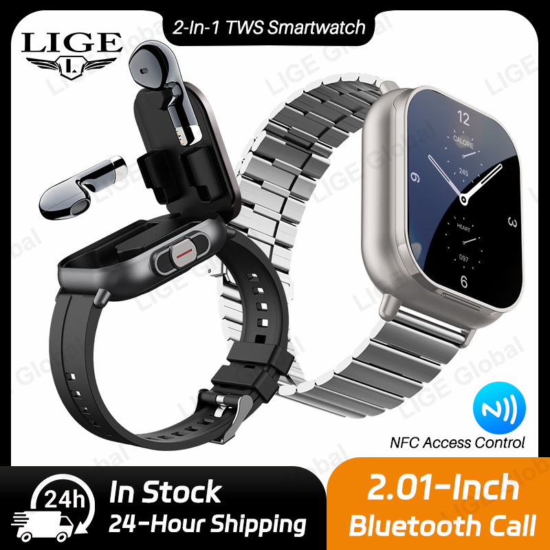 LIGE TWS 2'si 1 Arada Akıllı S - Smartwatch Headset incelemesi ve fiyatı