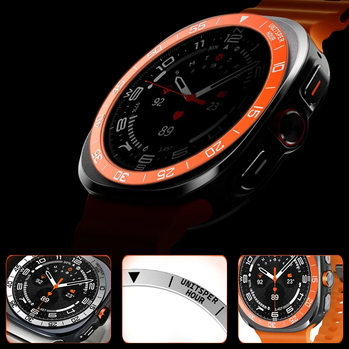 Metal Kapak Çerçeve Halkası Kı - Samsung Smartwatch Ultra Accessories incelemesi ve fiyatı