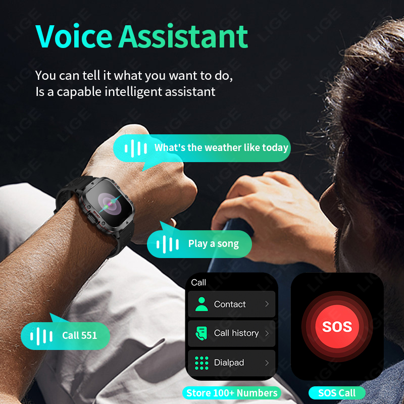 LIGE Açık akıllı saat Erkekler - Smartwatch Faces incelemesi ve fiyatı
