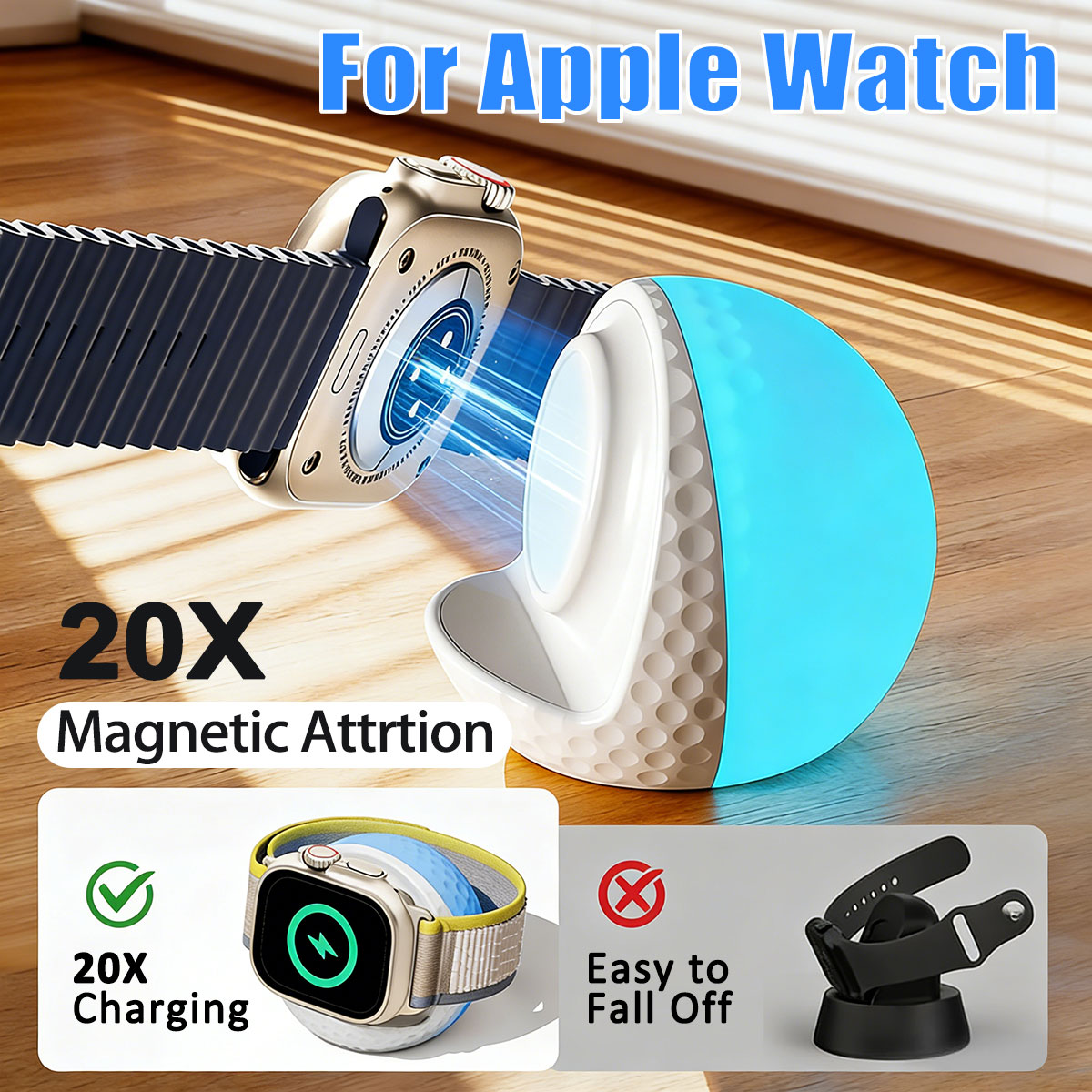 Taşınabilir RGB Işıklı Kablosu - Watch Charging Dock incelemesi ve fiyatı