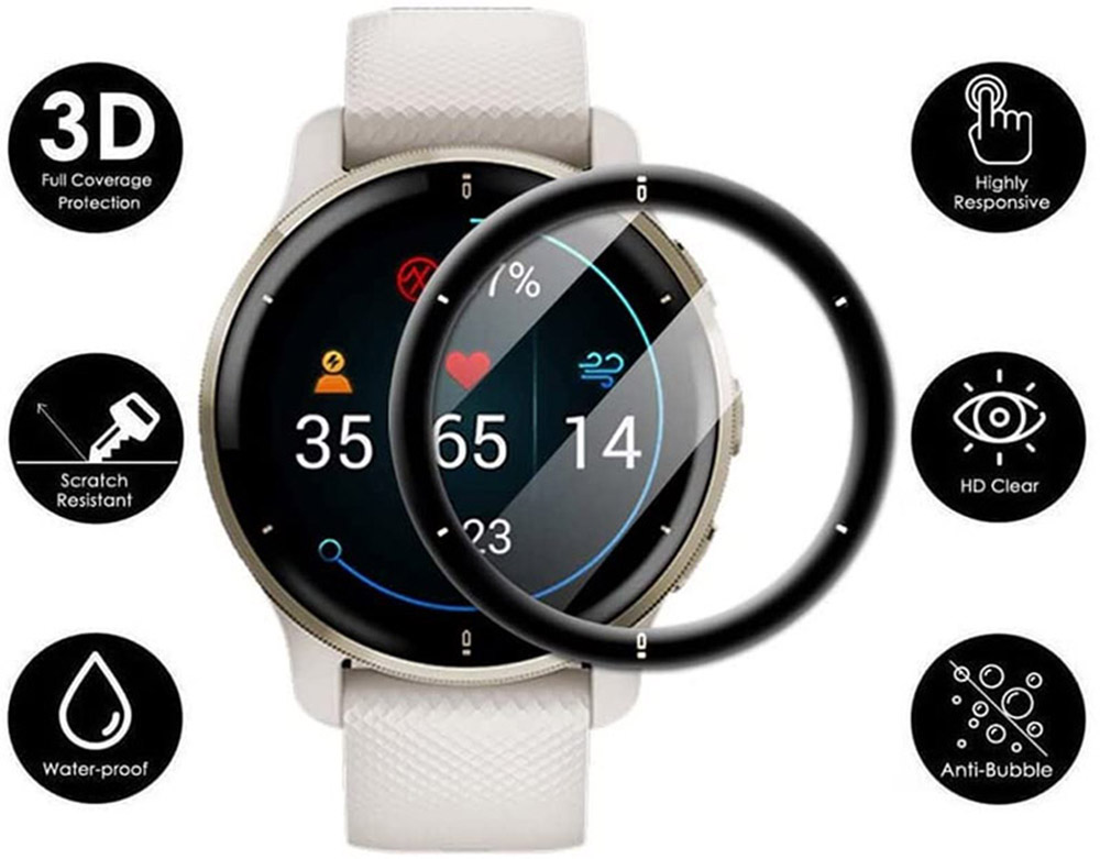 3D Kavisli Kenar koruyucu film - Garmin Smartwatch Accessories incelemesi ve fiyatı