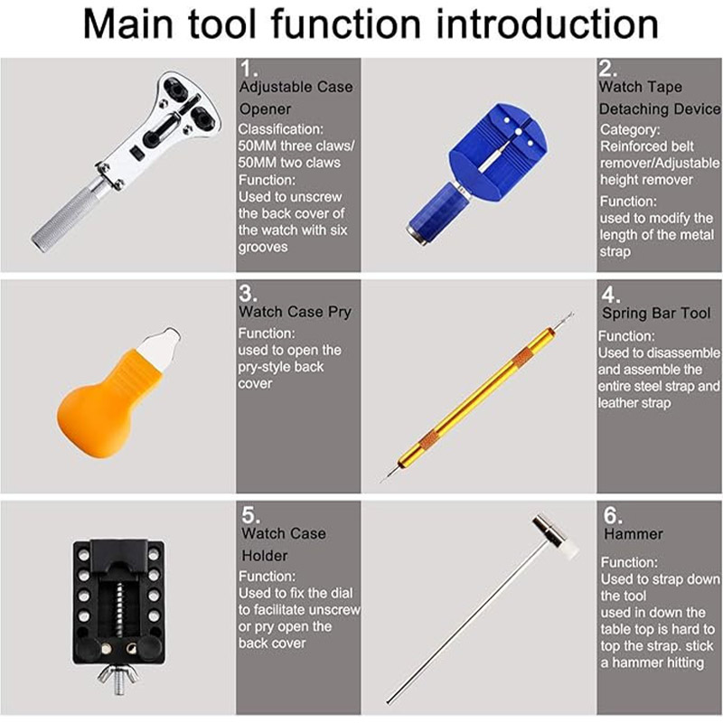 Profesyonel Saat Tamir Seti Çı - Tool Kit Strap Change incelemesi ve fiyatı