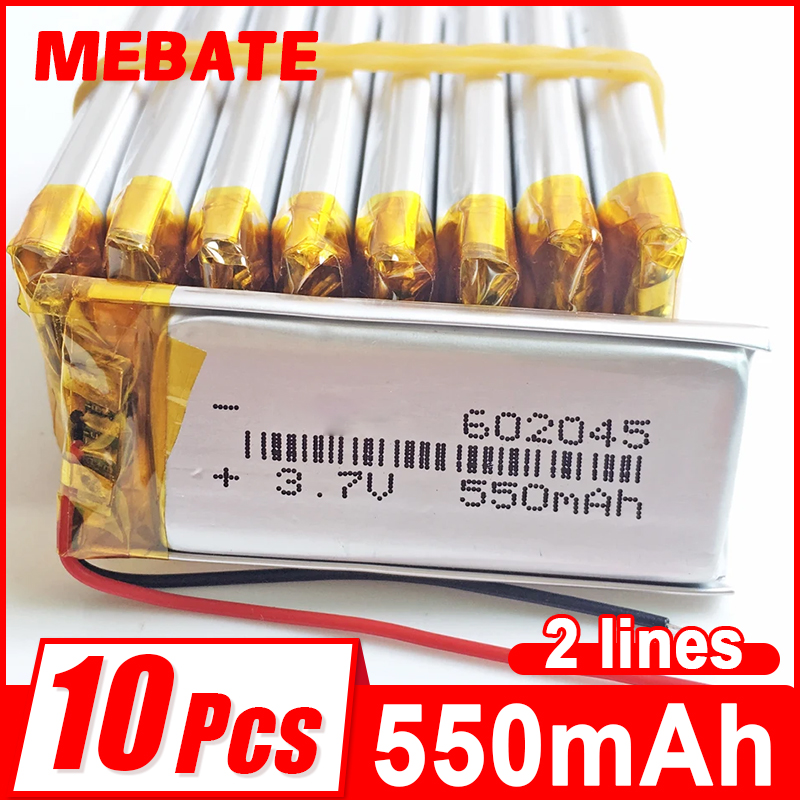 Lot 10 adet 3.7V 550mAh Lipo ş - Smartwatch Headset incelemesi ve fiyatı