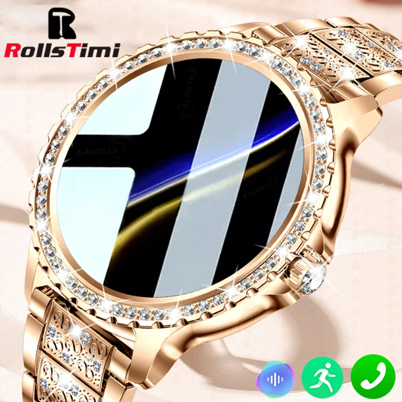 Moda Lüks Altın Kadın akıllı s - Smartwatch Face incelemesi ve fiyatı